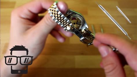 rolex glied entfernen